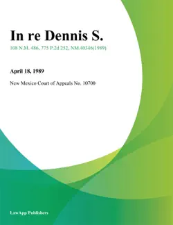 in re dennis s. book cover image