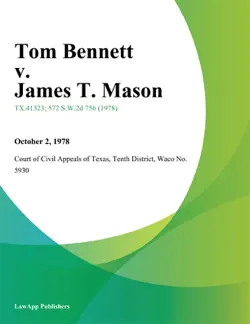 tom bennett v. james t. mason imagen de la portada del libro