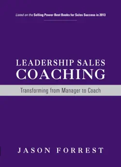 leadership sales coaching book cover image