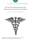 Peer and Universal Drug Prevention in Irish Schools: Food for Thought (Letter to the Editor) sinopsis y comentarios