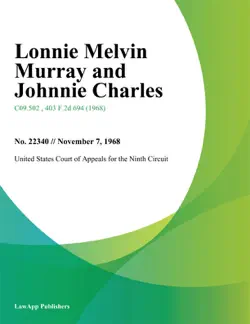 lonnie melvin murray and johnnie charles book cover image