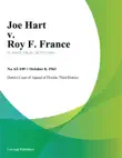 Joe Hart v. Roy F. France synopsis, comments