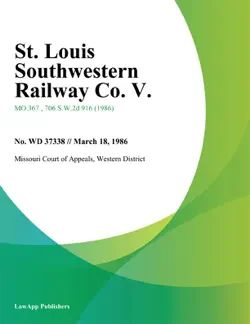 st. louis southwestern railway co. v. book cover image