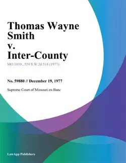 thomas wayne smith v. inter-county book cover image