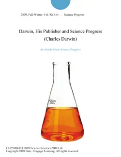 darwin, his publisher and science progress (charles darwin) imagen de la portada del libro