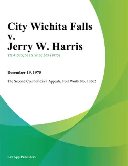city wichita falls v. jerry w. harris book cover image