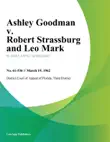 Ashley Goodman v. Robert Strassburg and Leo Mark synopsis, comments