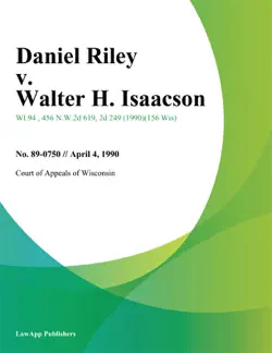 daniel riley v. walter h. isaacson imagen de la portada del libro