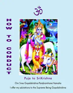 how to conduct puja to shrikrishna book cover image