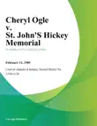 Cheryl Ogle v. St. Johns Hickey Memorial synopsis, comments