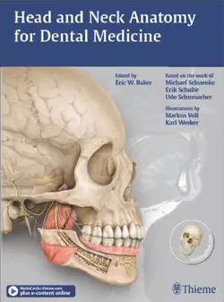 head and neck anatomy for dental medicine book cover image