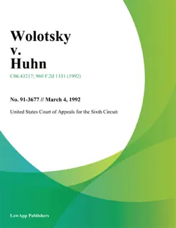 wolotsky v. huhn book cover image
