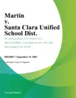 Martin v. Santa Clara Unified School Dist. synopsis, comments