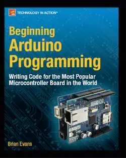 beginning arduino programming book cover image