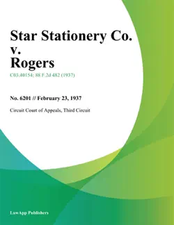 star stationery co. v. rogers book cover image