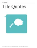 Life Quotes book summary, reviews and download