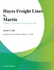 Hayes Freight Lines v. Martin synopsis, comments