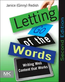letting go of the words book cover image