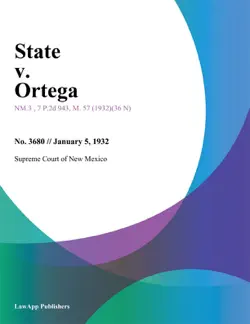 state v. ortega book cover image