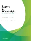 Rogers v. Wainwright synopsis, comments