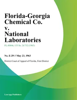 florida-georgia chemical co. v. national laboratories book cover image