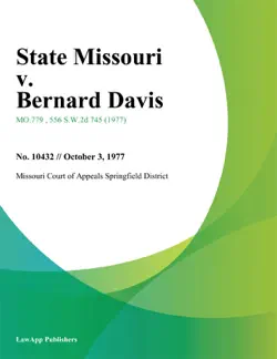 state missouri v. bernard davis book cover image