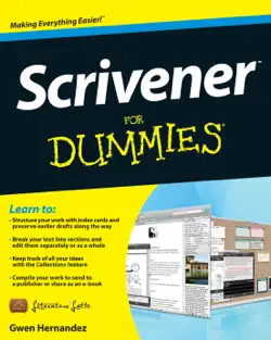 scrivener for dummies book cover image