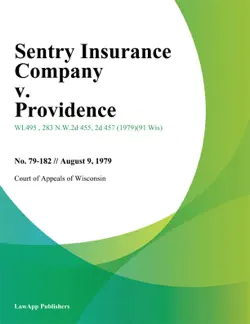 sentry insurance company v. providence book cover image