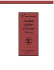Proceedings American Academy of Forensic Sciences synopsis, comments