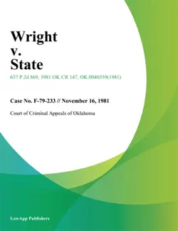 wright v. state book cover image