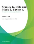Stanley G. Cole and Mark J. Taylor v. synopsis, comments