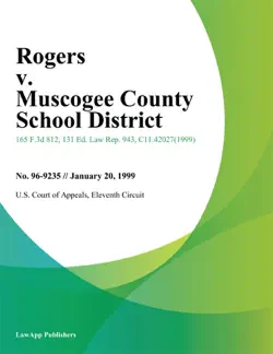 rogers v. muscogee county school district book cover image