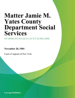 matter jamie m. yates county department social services book cover image