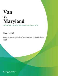 van v. maryland imagen de la portada del libro