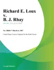 Richard E. Loux v. B. J. Rhay synopsis, comments