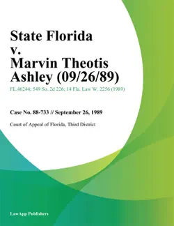 state florida v. marvin theotis ashley book cover image