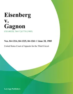 eisenberg v. gagnon book cover image