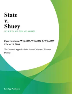 state v. shuey book cover image