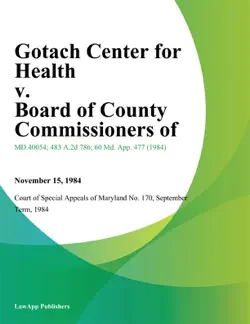 gotach center for health v. board of county commissioners of book cover image
