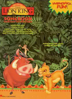 lion king harmonica songbook book cover image