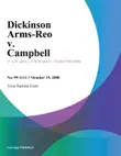 Dickinson Arms-Reo v. Campbell synopsis, comments