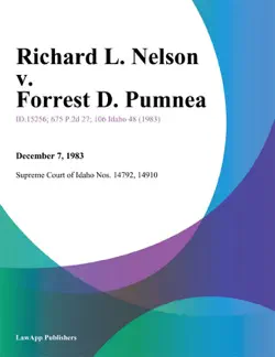 richard l. nelson v. forrest d. pumnea imagen de la portada del libro