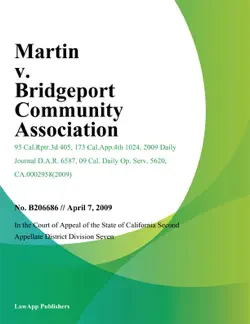 martin v. bridgeport community association book cover image