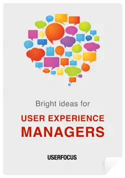 bright ideas for user experience managers book cover image