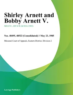 shirley arnett and bobby arnett v. book cover image