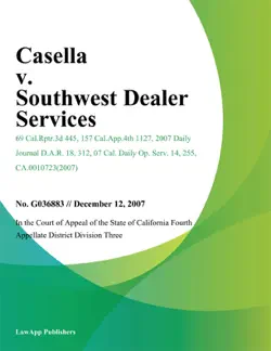 casella v. southwest dealer services book cover image