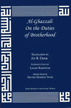 al-ghazzali on the duties of brotherhood book cover image