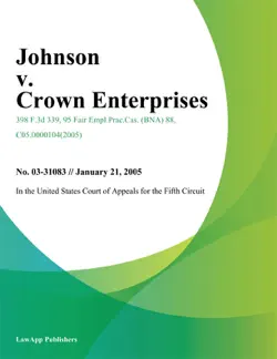 johnson v. crown enterprises imagen de la portada del libro