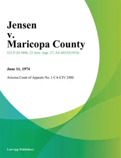 jensen v. maricopa county book cover image