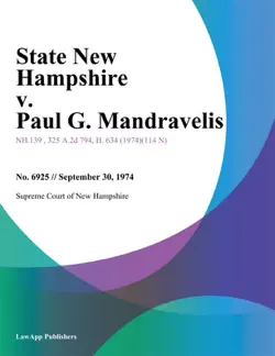 state new hampshire v. paul g. mandravelis book cover image